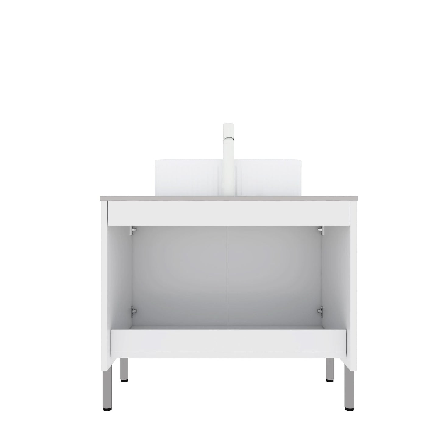 TURIO Bathroom Vanity with Sink White