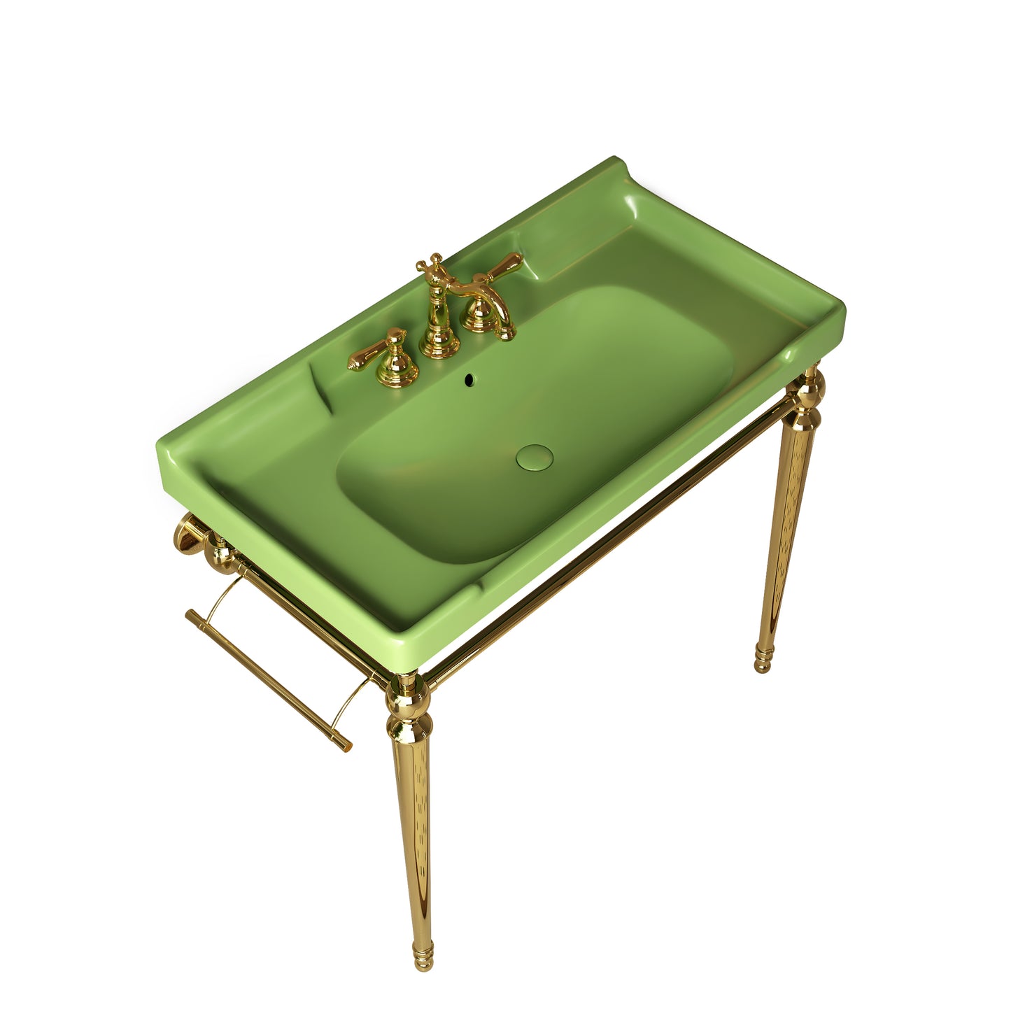 VICI 36" Badezimmer-Konsolenwaschbecken