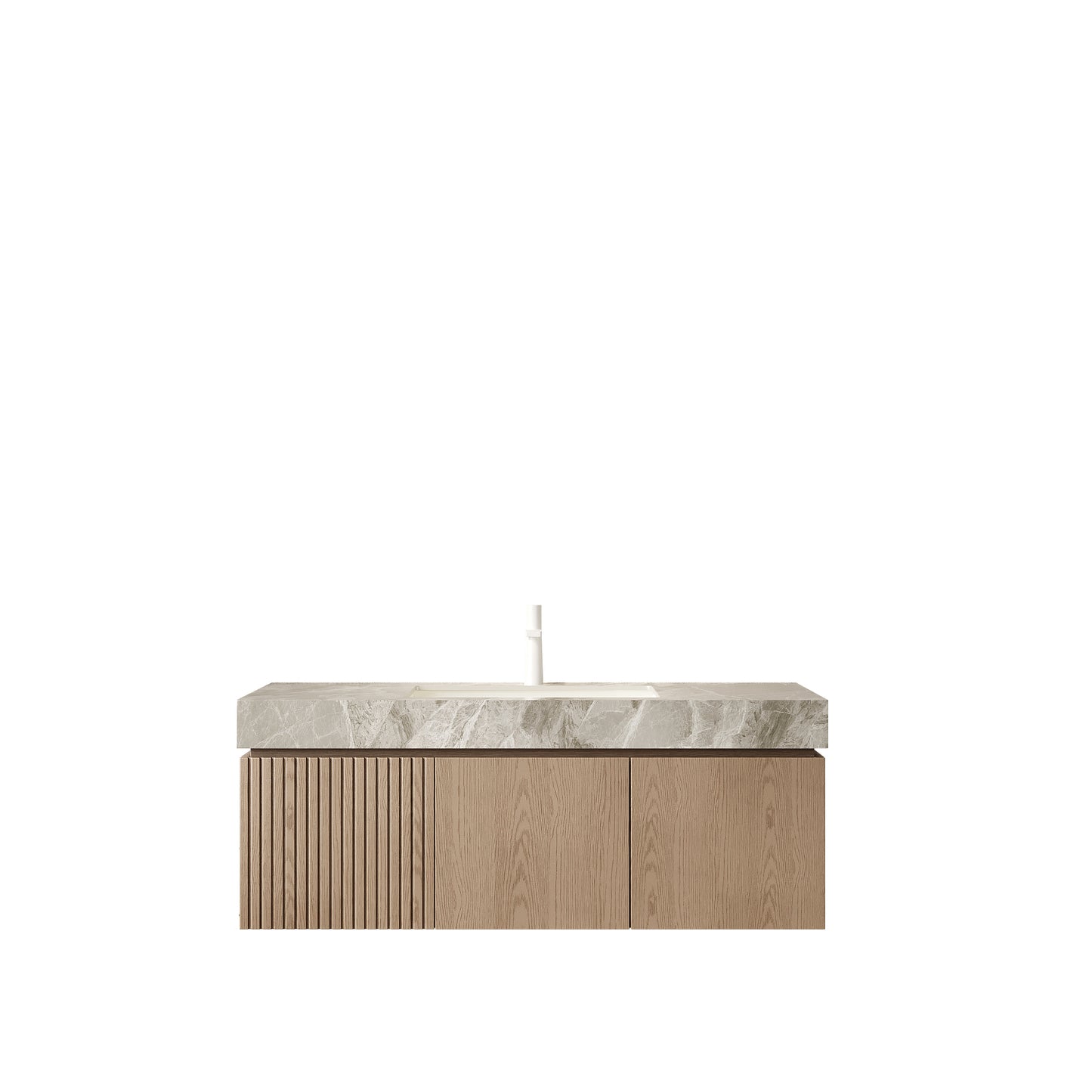 MURI Bathroom Vanity&Sink, Heidelberg Woodgrain Color