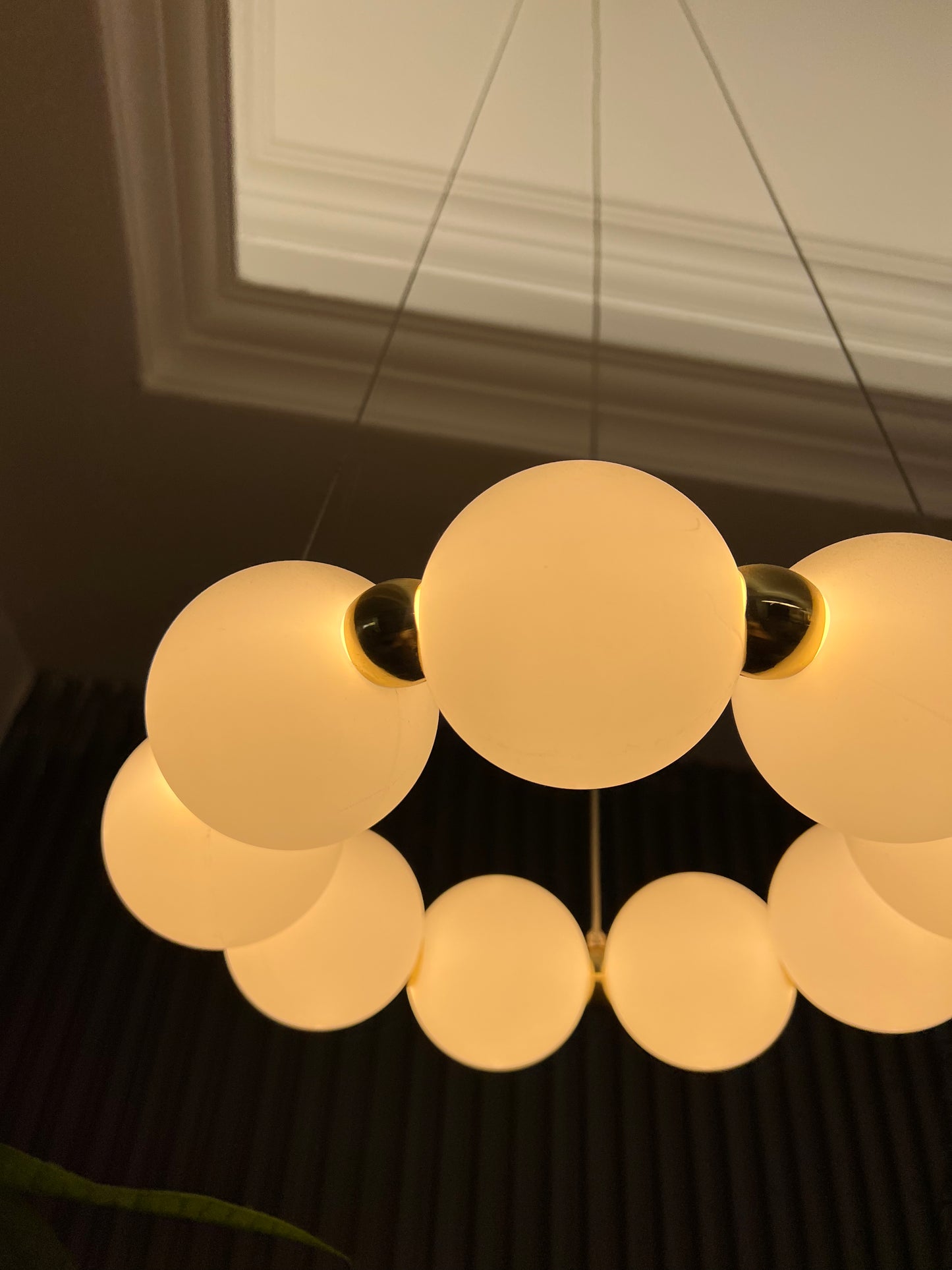 Lumina Cascade Pearl Chandelier: Effortless elegance in harmonious lighting