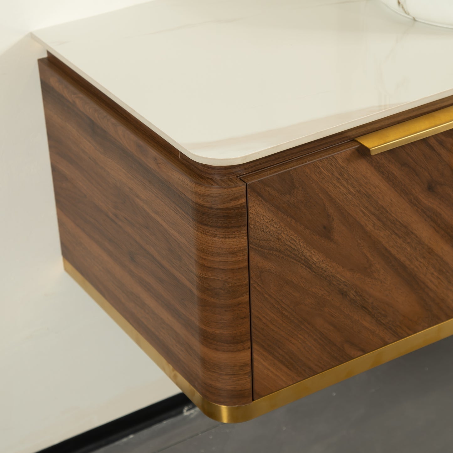 DIPA Bathroom Vanity & Sinks,Dark Walnut Woodgrain