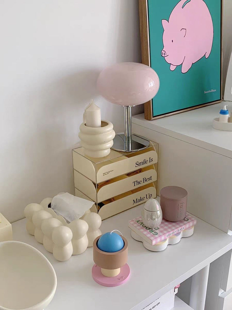 The Lollipop Table Lamp in Memphis-Style Hues