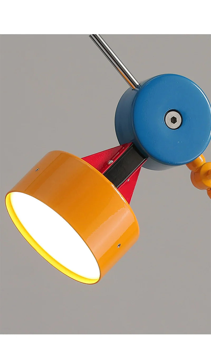 Memphis-Style Post-Industrial Table Lamp