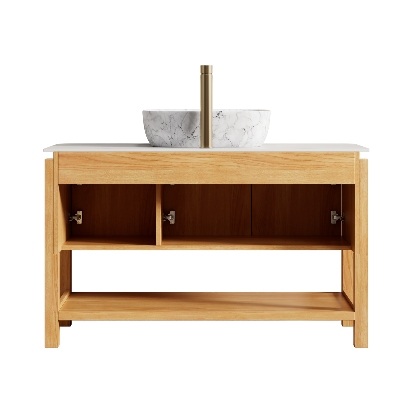 SHARMA Bathroom Vanity&Sinks, Woodgrain Color