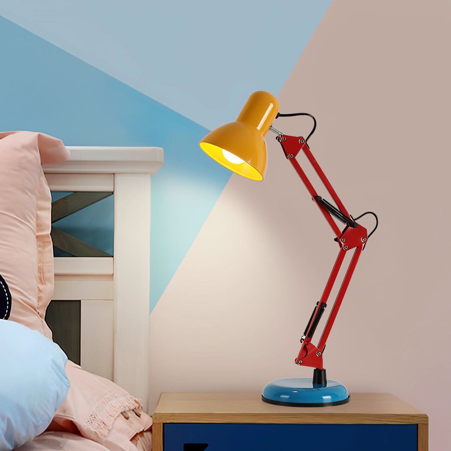 Memphis Style Post Industrial Table Lamp Small