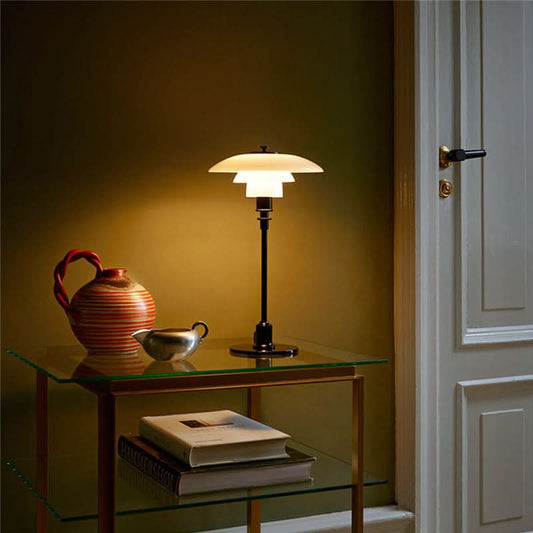 Nordic Modern PH3 Wohnzimmer Schlafzimmer Arbeitszimmer Dekoration Minimalist Home Silber Kunst High-End-Tischlampe 